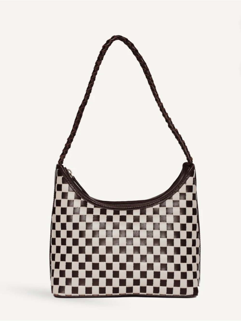 NWT Bembien Marni Bag Small Brown and Cream Check